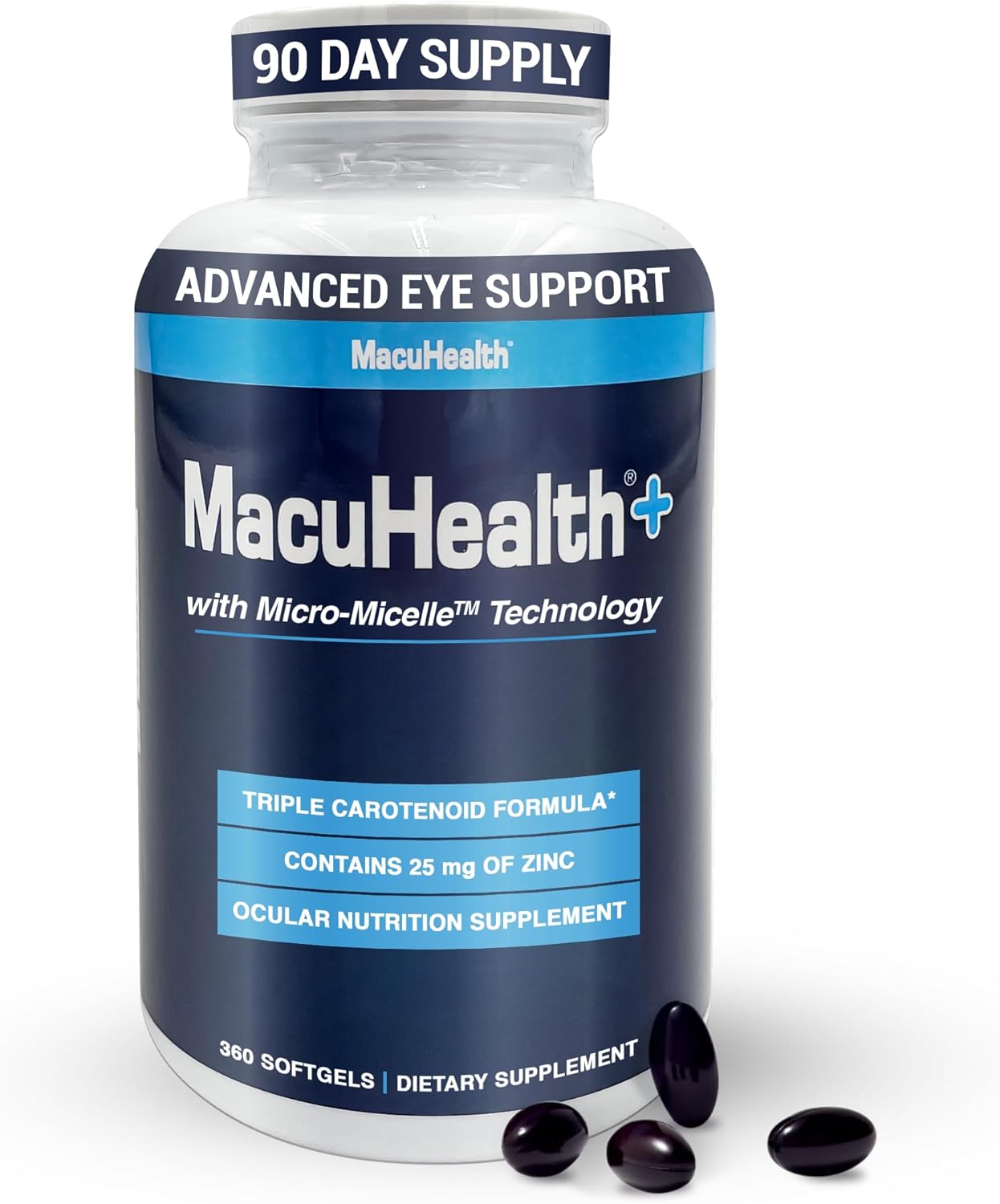 MacuHealth® Plus+ Eye Health Supplement | 90-Day Supply