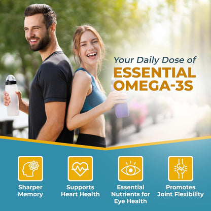 MacuHealth® Omega-3 Eye & Brain Health Supplement | 120 Softgels