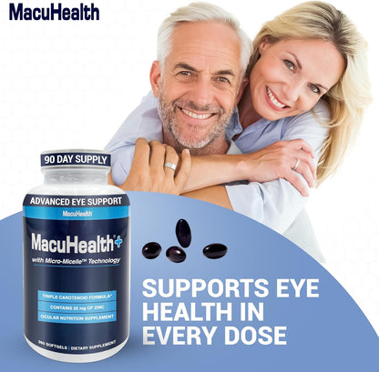 MacuHealth® Plus+ Eye Health Supplement | 90-Day Supply