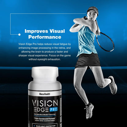 Eye Supplement for Athletes | Performance Vision Support | 90 Softgels