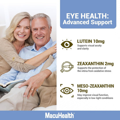MacuHealth® Plus+ Eye Health Supplement | 90-Day Supply